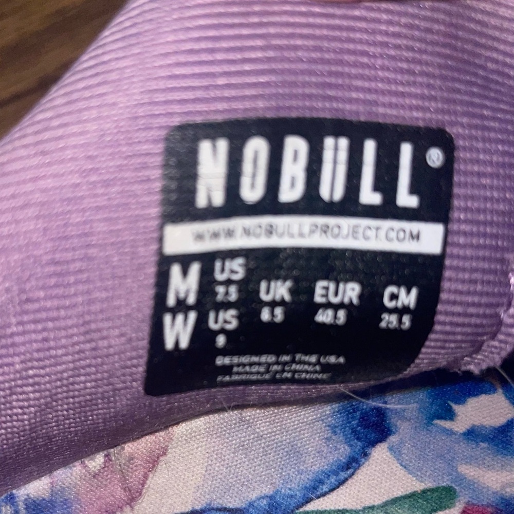 Nobull multiclor floral outwork shoes women’s size 9 - Picture 5 of 6